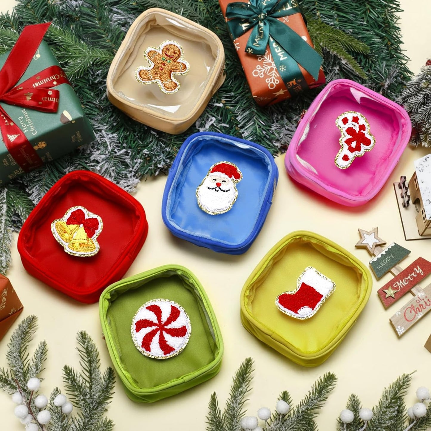 12 Exquisite Mini Christmas Bags 🎁 Perfect Gift Packaging 🎄