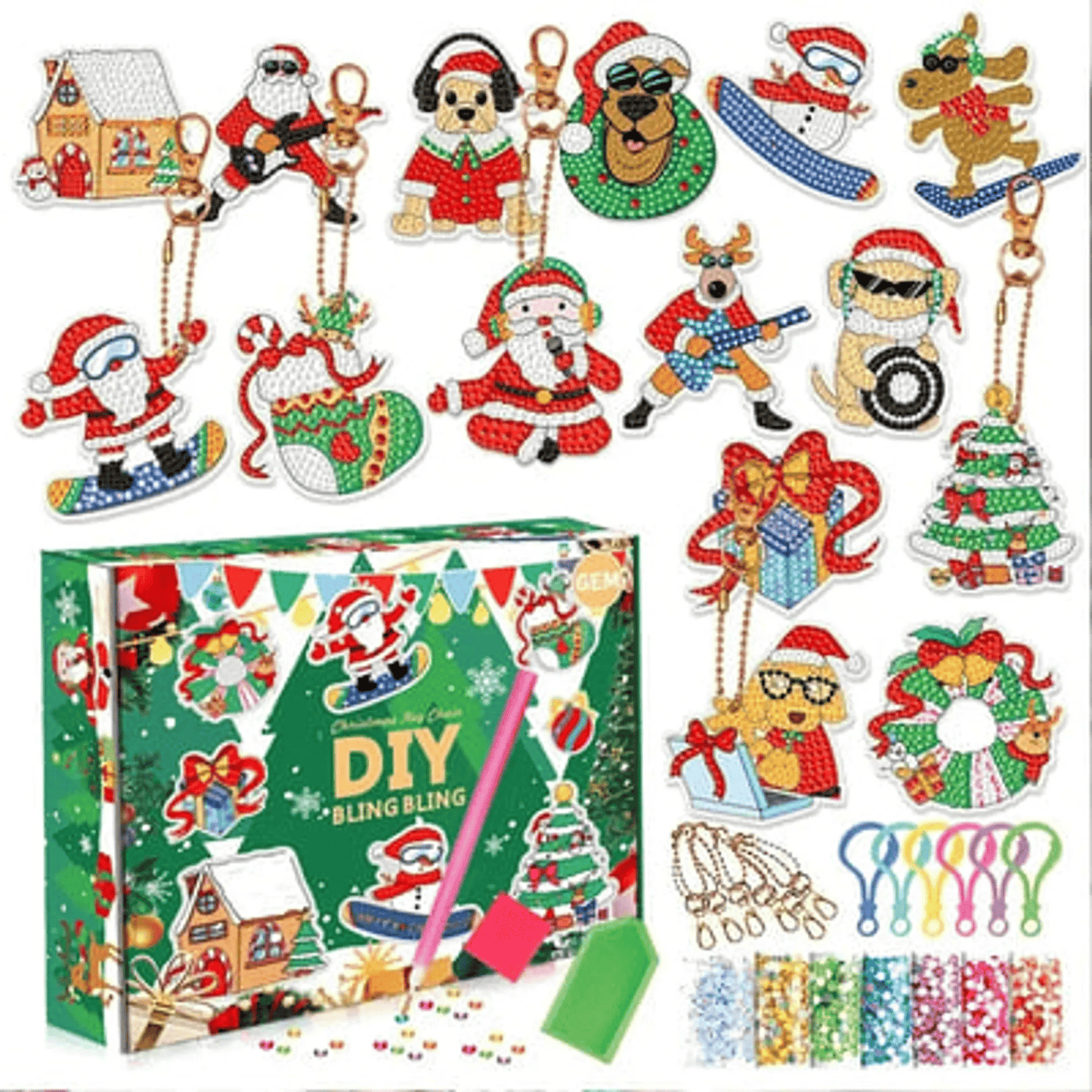 🎄Christmas Diamond Painting Sticker Kit