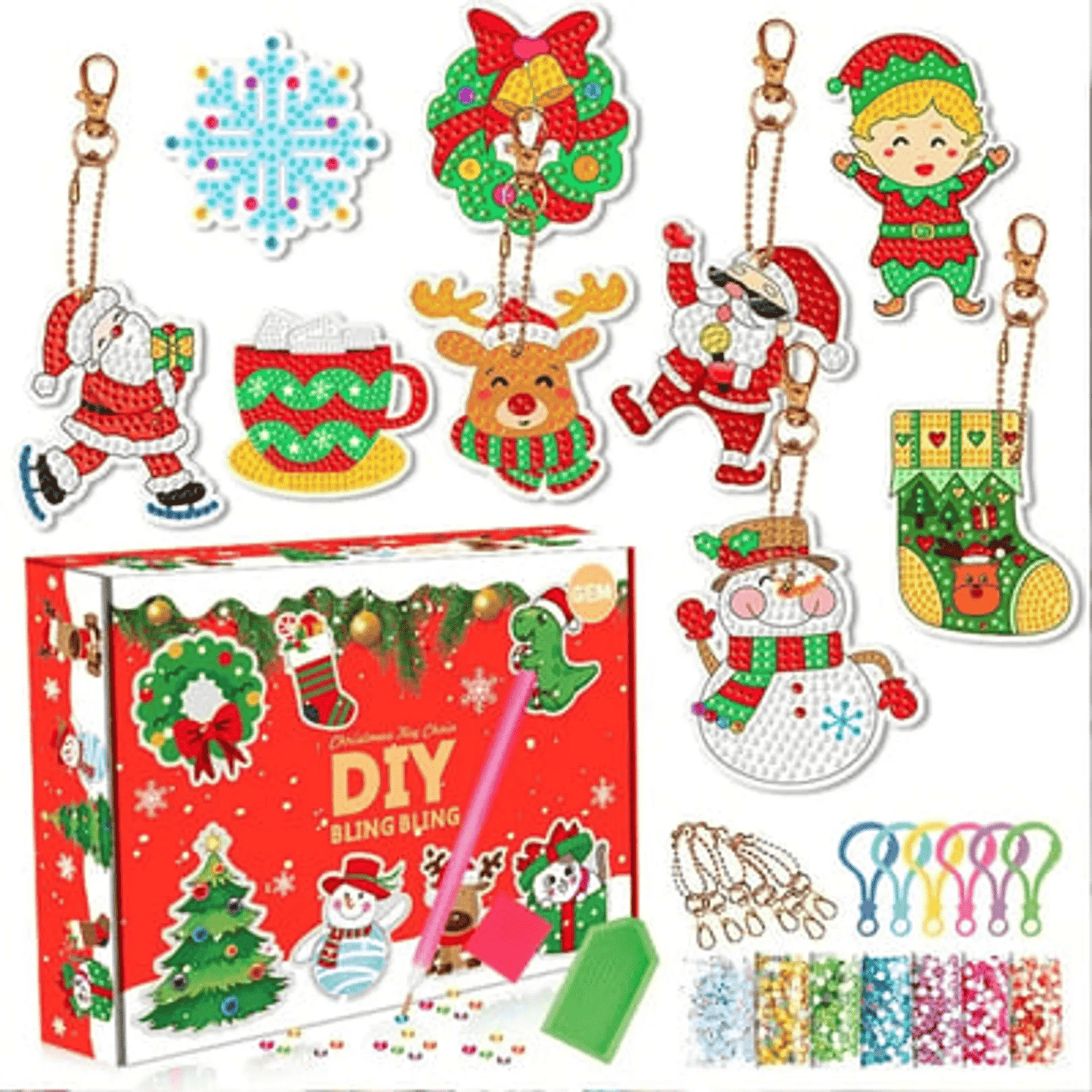 🎄Christmas Diamond Painting Sticker Kit