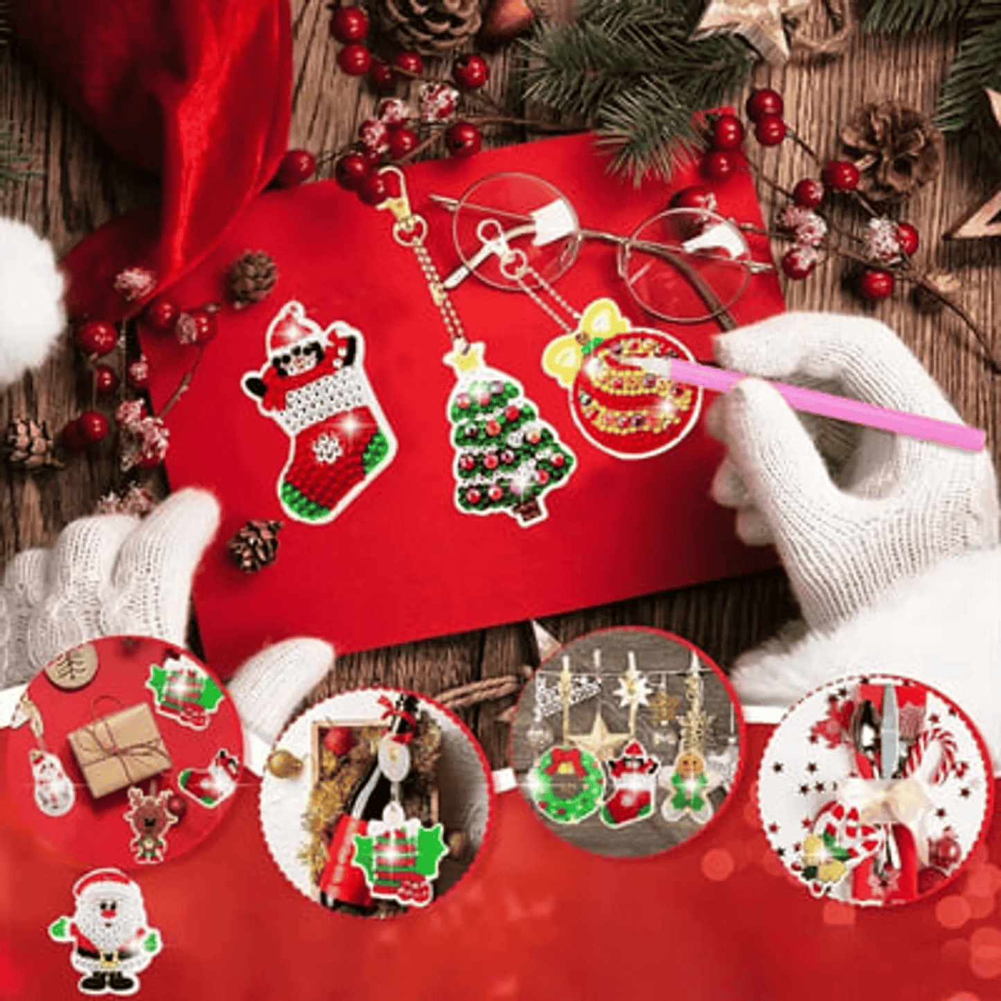 🎄Christmas Diamond Painting Sticker Kit