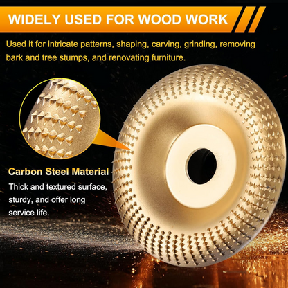Heavy-Duty Wood Carving Disc Set (3PCS)