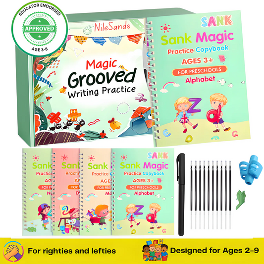 💥LAST DAY SALE 50%OFF💥📚MagicBook | Kids Practice Copybook Set (4Pcs/Set)
