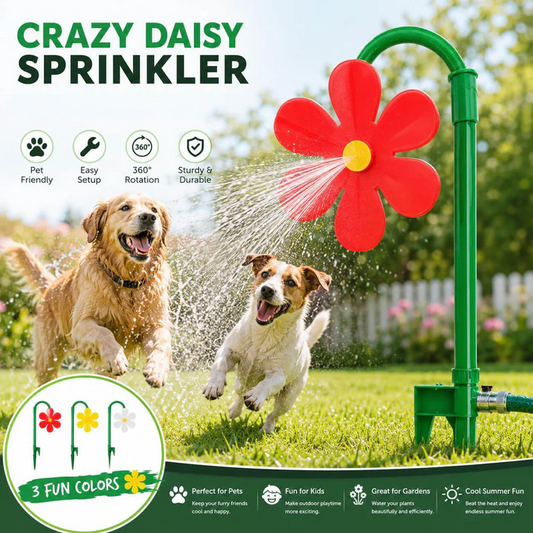 💥 LAST DAY 50% OFF 🐶💦 Dancing Daisy Sprinkler – Keep Your Dog Cool & Happy All Summer