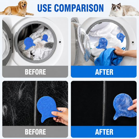 ⏳LAST DAY BUY 2 GET 4 FREE!💦Laundry Pet Hair Removal Fish - 5 Pack