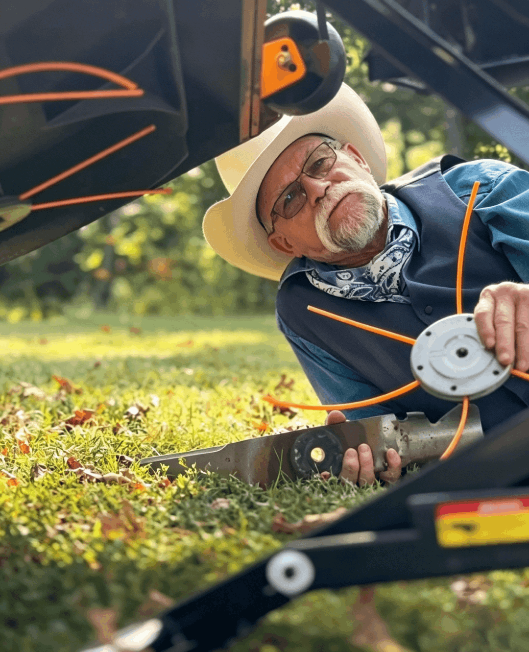 Universal 6-Line Aluminum Weed Trimmer Head