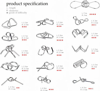 The Best Holiday Gift🎁 Metal Montessori Puzzle Solving