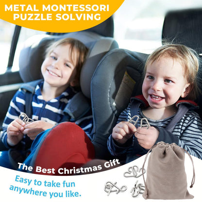 The Best Holiday Gift🎁 Metal Montessori Puzzle Solving