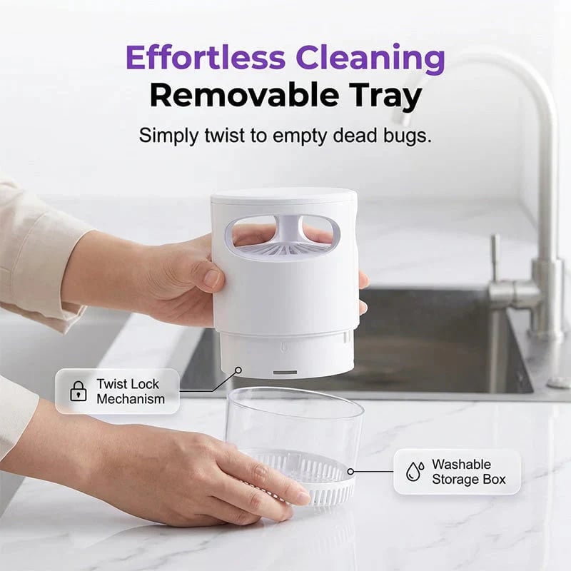 🥳2026 Hot Seller🥳💞Over 50,000 Units Sold!👵❤️ 50% OFF TODAY! 💡USB-Powered Mosquito Trap🦟❌