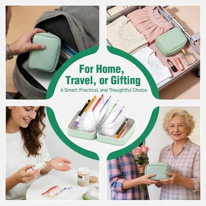 Last Day 50% OFF💊A8 Waterproof Pill Pouch Set – 7 to 14 Days of Meds & Vitamins💧Waterproof & Crush-Resistant Shell