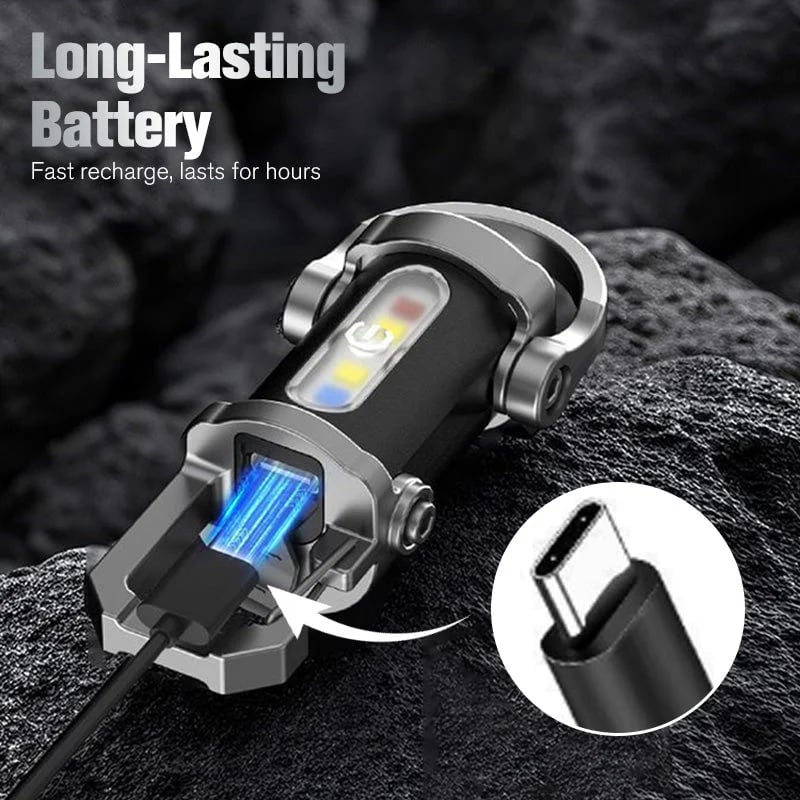 Bright Keychain Flashlight Portable Rechargeable Bright Keychain Flashlight – LivorawellShop