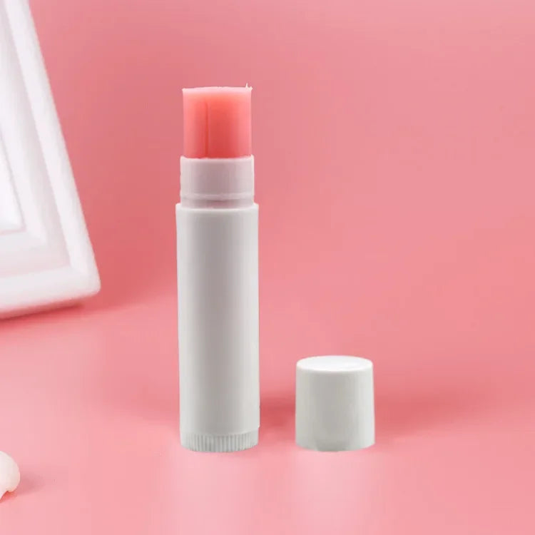 Round Compact Lip Color Private Label 6-color Lip Balm Custom Bulk White Round Tube All Lips T ...