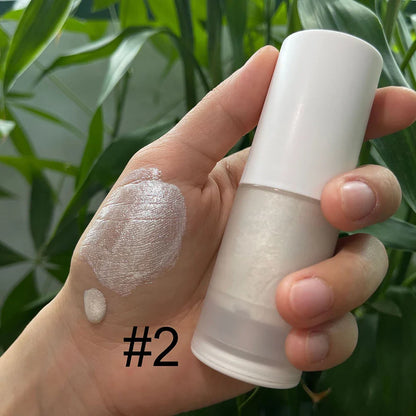 Private Label 7-color Liquid Highlight Custom Logo Brighten Vegan Makeup Long Lasting Sculpture Cosmetic Wholesale White Bottle