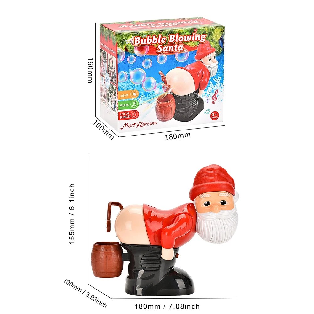 ✨🎁 Santa Claus Fart Bubble Blower 🎉🎄✨🎊