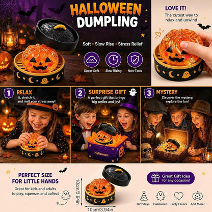 ⚡Hot Sales 49% OFF🔥Cute Halloween Scary Ghost Maruko Squeeze Toy Set | Portable Stress Relief Toys, Halloween Party Fillers & Holiday Gifts